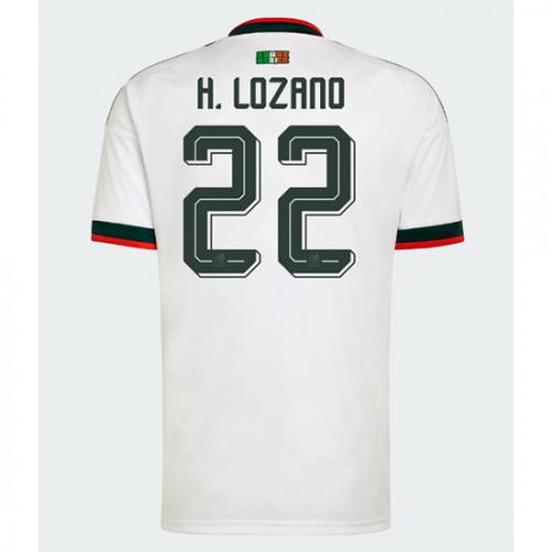 Mexiko Hirving Lozano #22 Replika Bortatröja VM 2026 Kortärmad